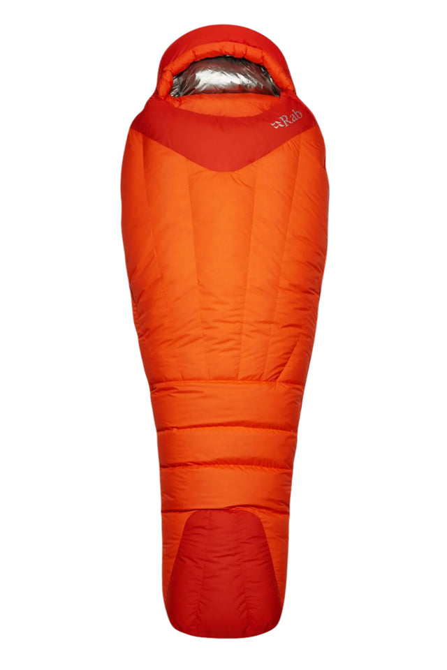 Rab Women's Andes Infinium 800 Down Sleeping Bag in Atomic - front