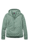 Rab Women's Ascendor Summit Hoody in Dark Fig Green - front