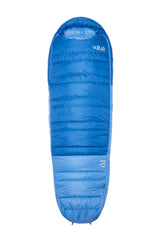 Rab Women's Ascent Down Sleeping Bag (-6°C/20F) in Dark Bluebird/Bluebird - Front