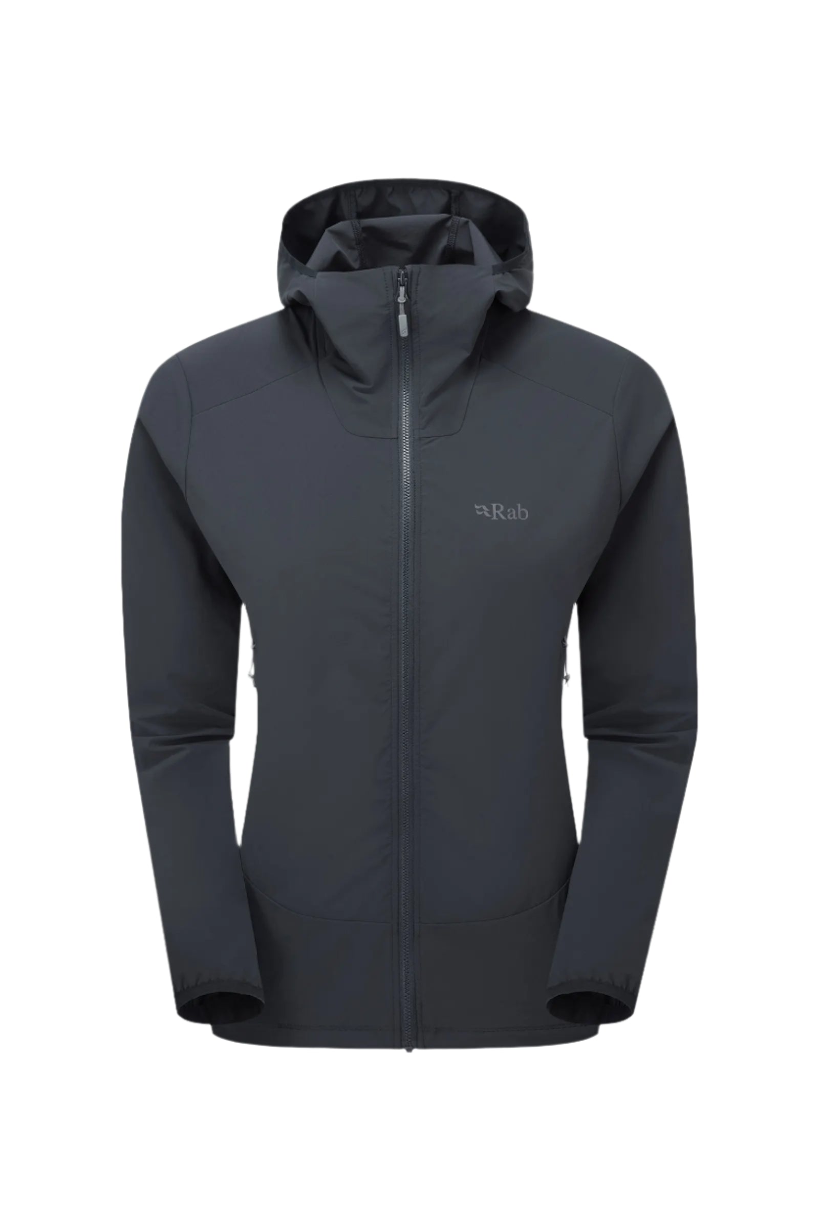 Rab Women's Borealis Hooded Jacket in Beluga - front