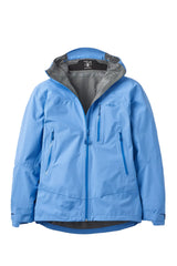 Rab Women's Downpour Mountain Waterproof Jacket in Bluebird - front