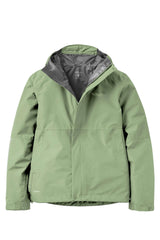 Rab Women's Downpour Waterproof Jacket in Dark Fig Green - front