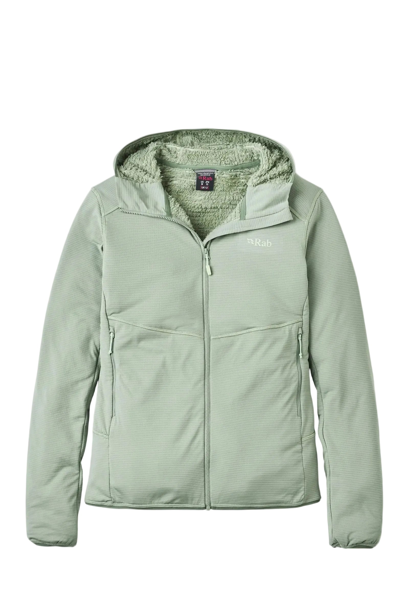 Rab Women's Evolute Hoody in Dark Fig Green - front
