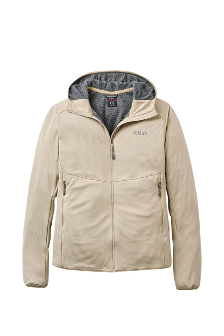 Rab Women's Evolute Hoody in Dark Pebble - front