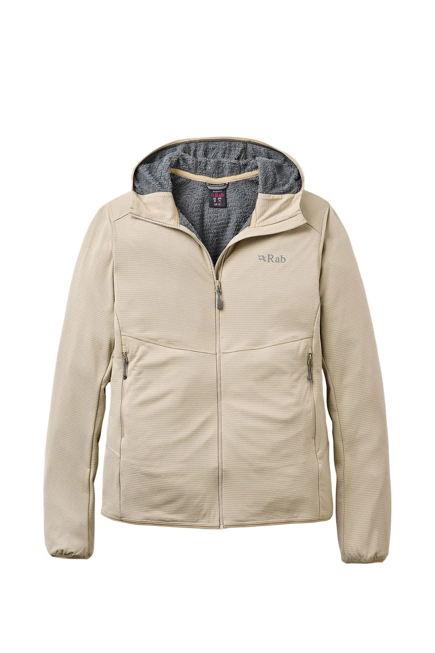 Rab Women's Evolute Hoody in Dark Pebble - front