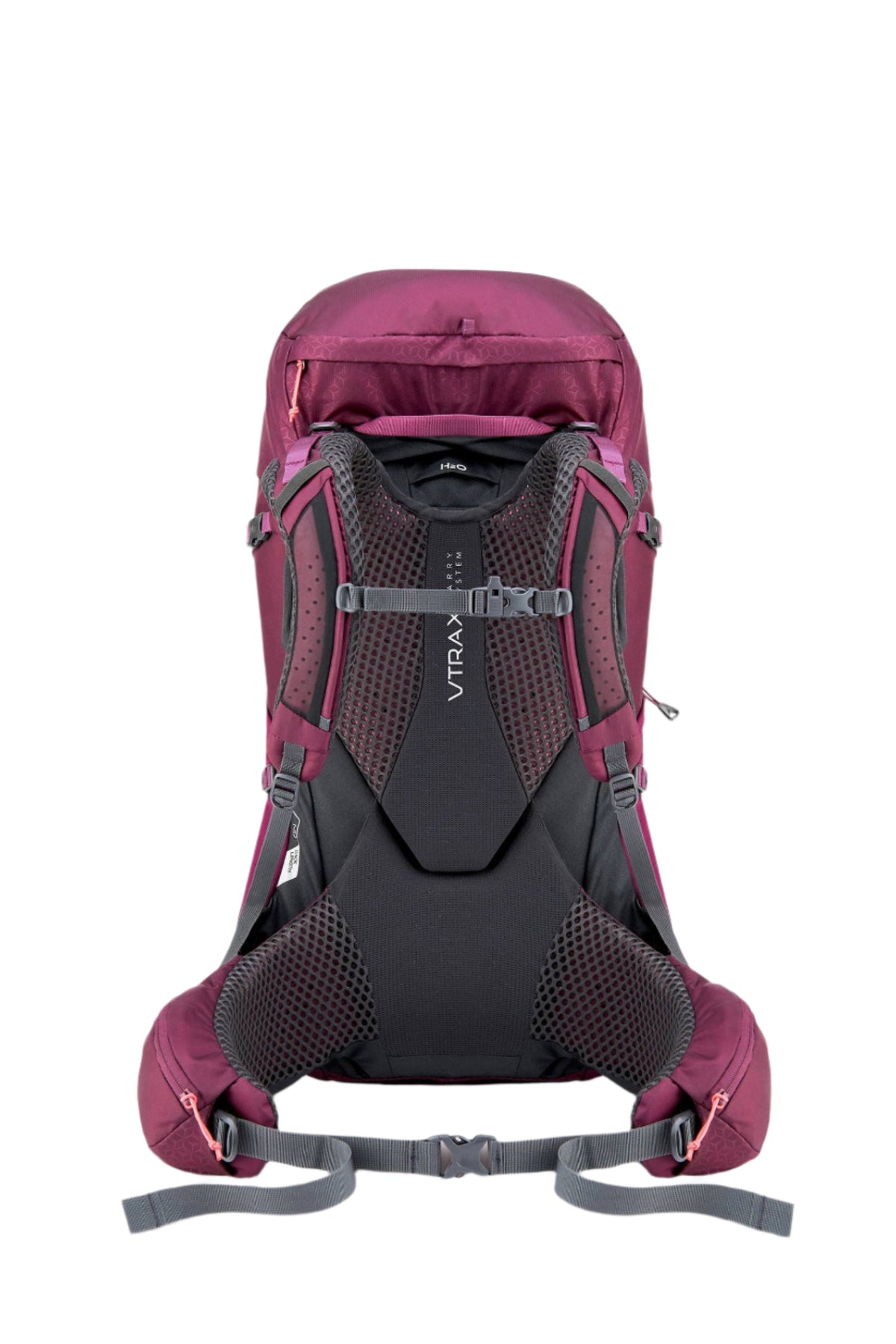 Rab Women's Exion ND35L Hiking Pack in Mulberry - Back View