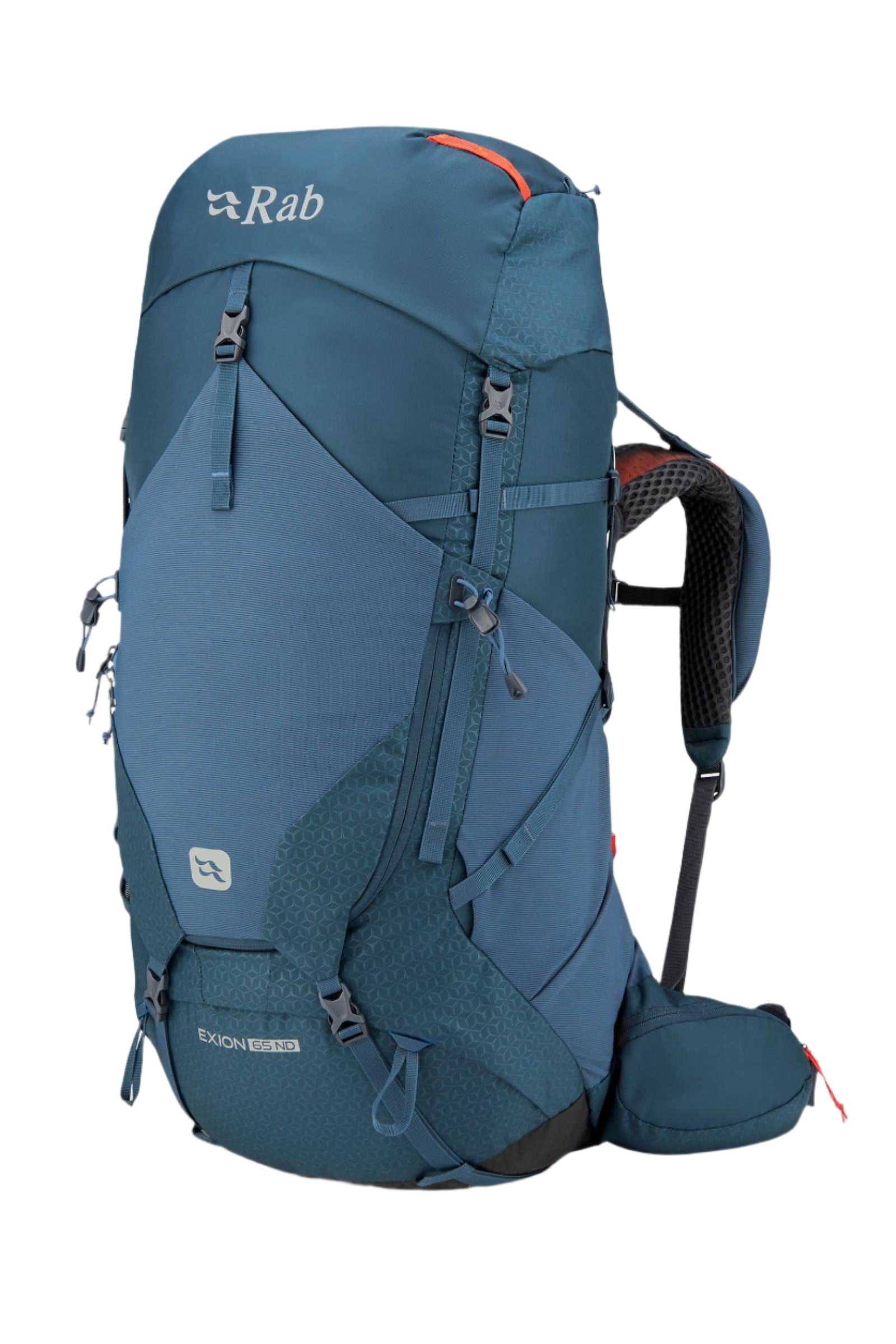 Rab Women's Exion ND65L Hiking Pack in Orion Blue - Front View
