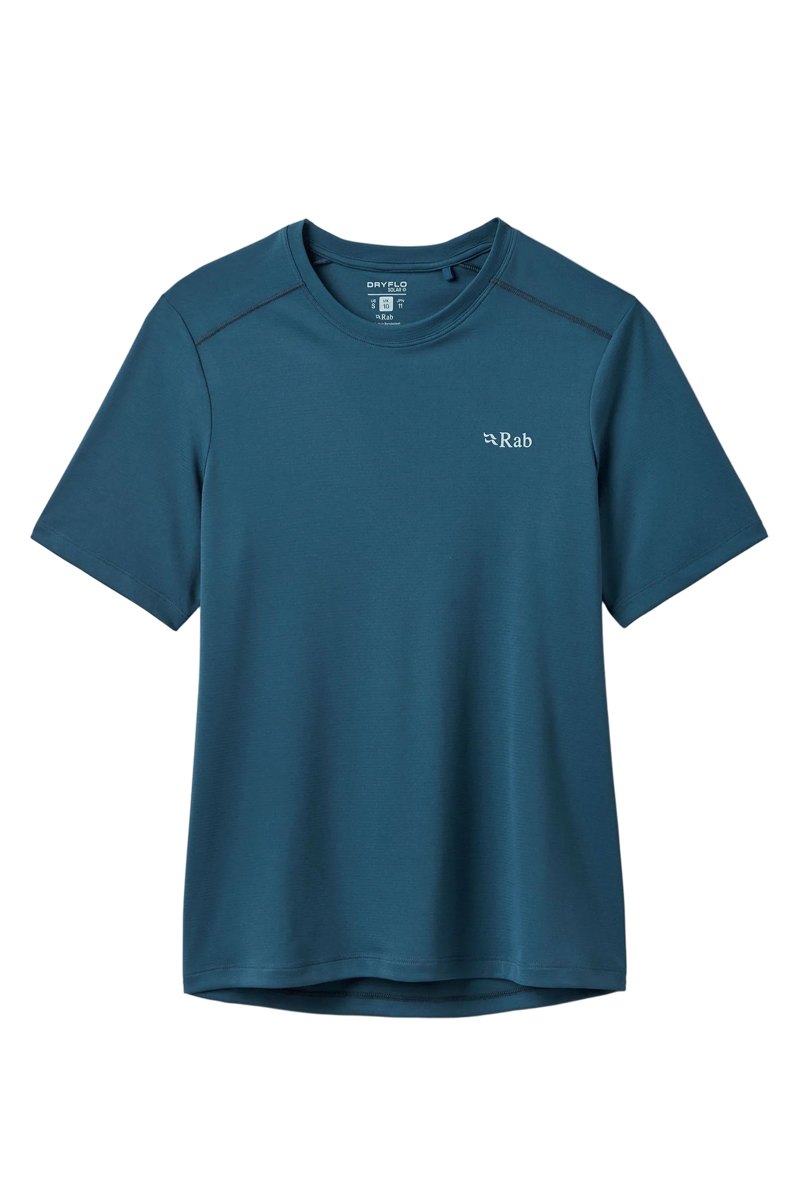 Rab Women's Force Cirque Tee in Tempest Blue - front