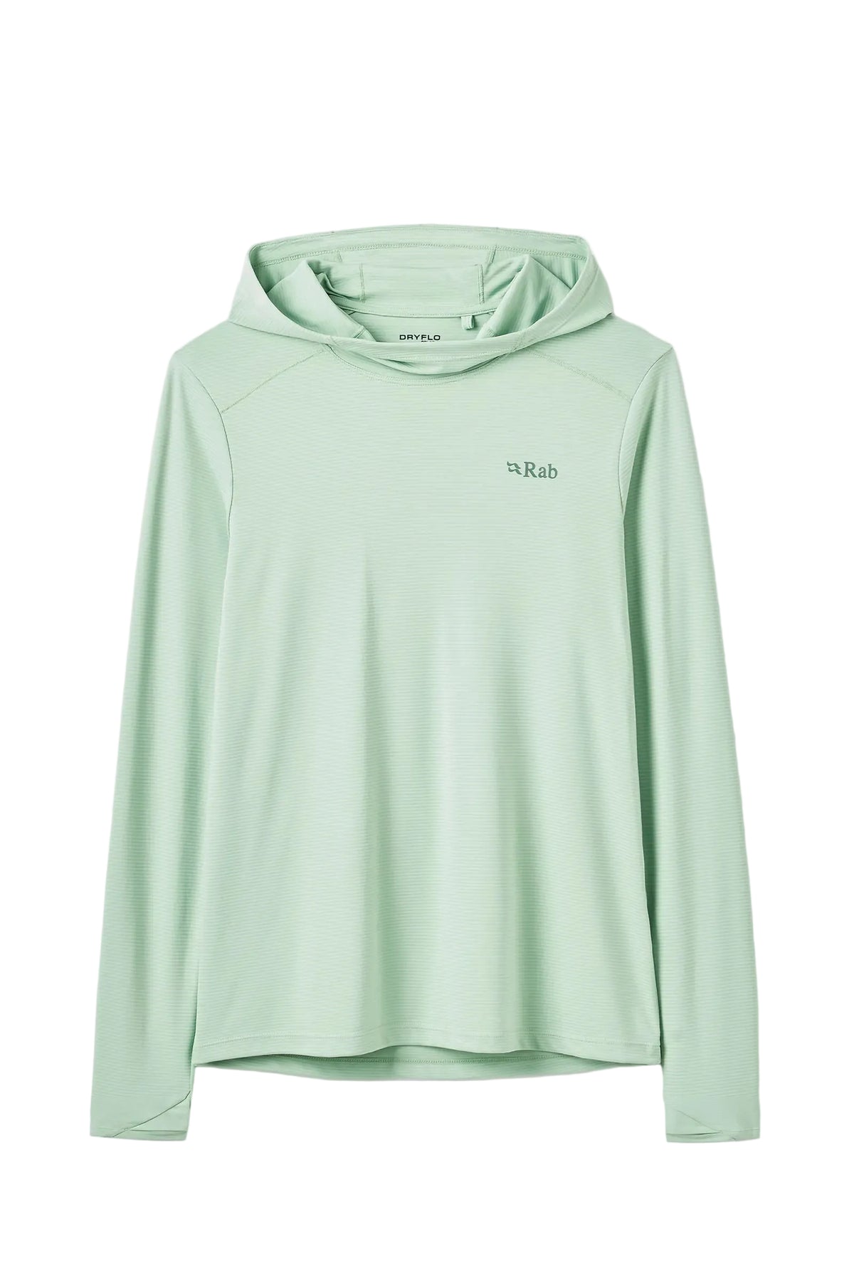 Rab Women's Force Hoody in Fig Green - front