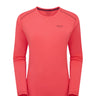 Rab Women's Force LS Tee in Hibiscus - Front