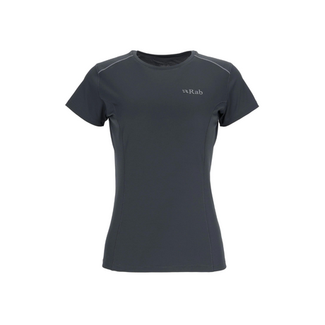 Rab Women's Force Tee in Beluga - Front
