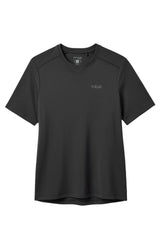 Rab Women's Force Tee in Black - Front