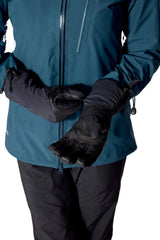 Rab Women's Guide GORE-TEX Gauntlets in Black - worn