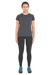 Rab Women's Incline AS Tights in Black - worn (full body)