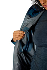 Rab Women's Kangri GORE-TEX Jacket in Tempest Blue (Reference) - Internal Liner Detail
