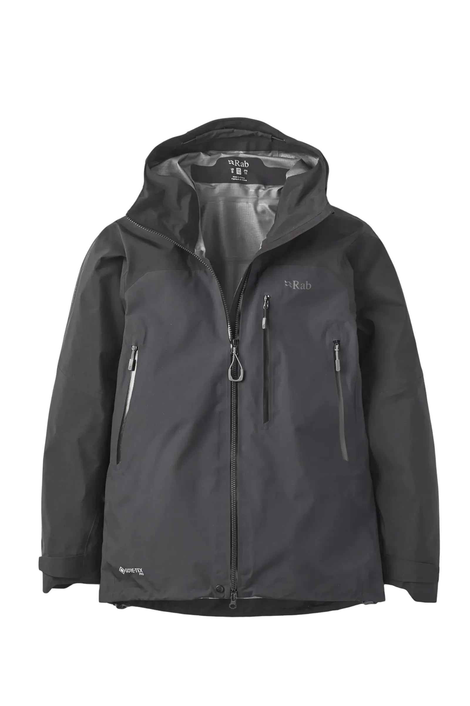 Rab Women's Latok Mountain GORE-TEX Pro Jacket in Black - front