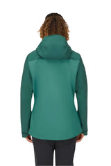 Rab Women's Latok Mountain GORE-TEX Pro Jacket in Greenslate/Eucalyptus - back