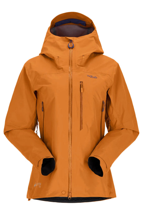 Rab Women's Latok Mountain GORE-TEX Pro Jacket in Marmalade - front