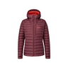 Rab Women's Microlight Alpine Down Jacket in Deep Heather - Front