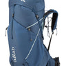 Rab Women's Muon ND50L Hiking Pack in Tempest Blue - Front View