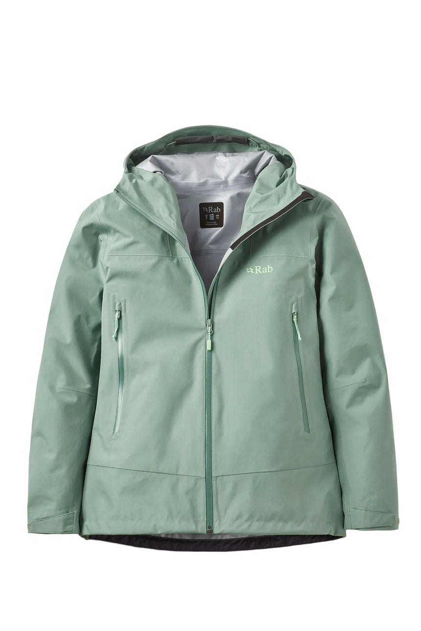 Rab Women's Namche GORE-TEX Jacket in Dark Fig Green - front