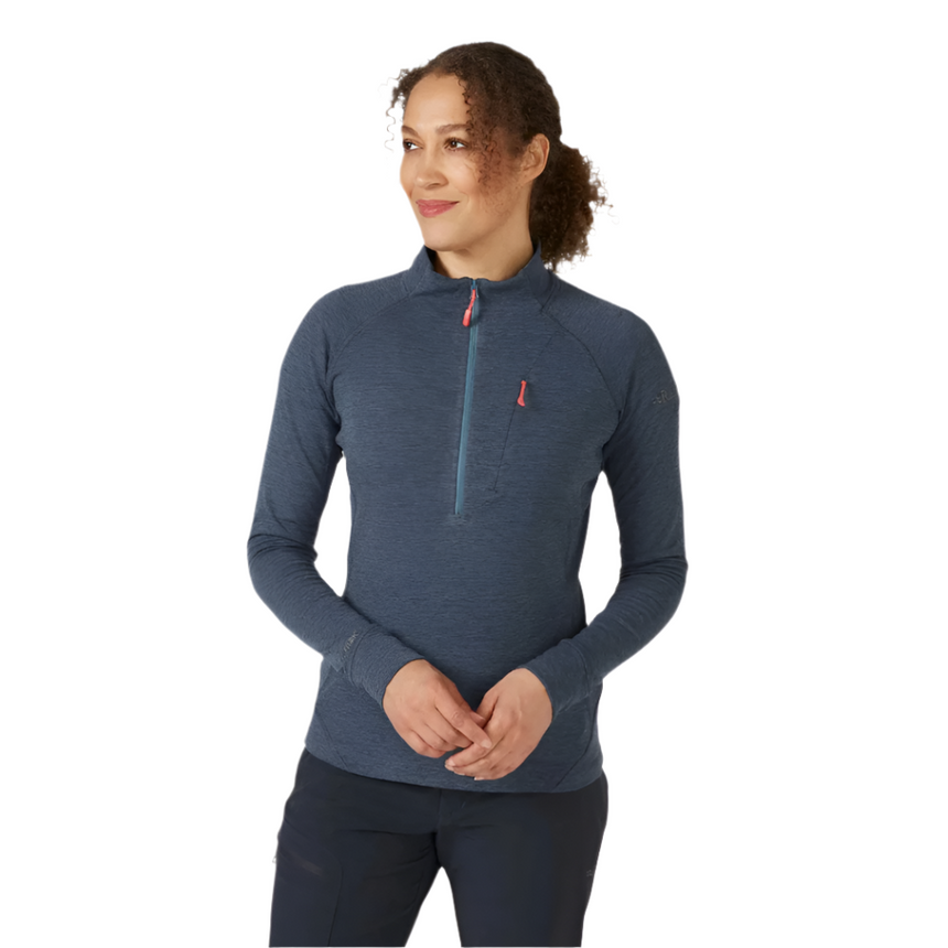 Rab Women's Nexus Pull-On in Steel - worn, front