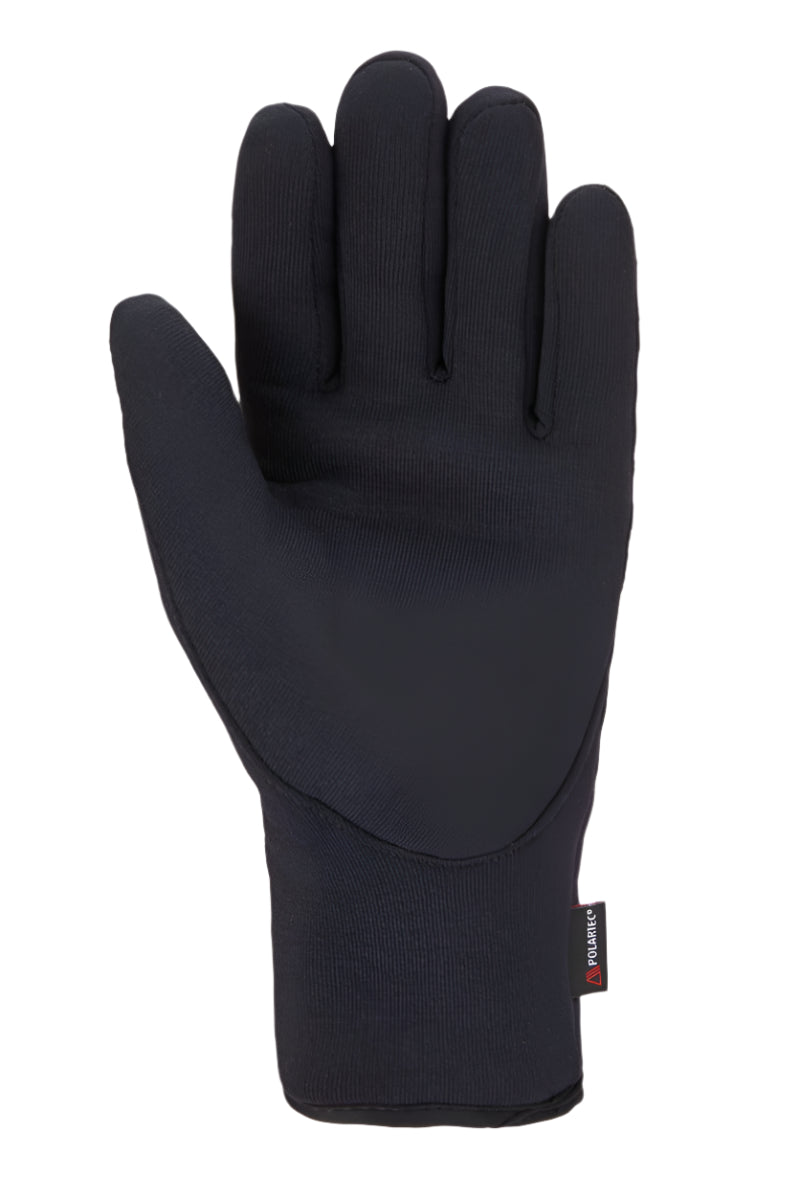 Rab Women's Power Stretch Pro Gloves in Black - back of hand