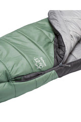 Rab Women's Radeon Synthetic Sleeping Bag (-12°C/10F) in Dark Fig Green/Graphene - hood detail