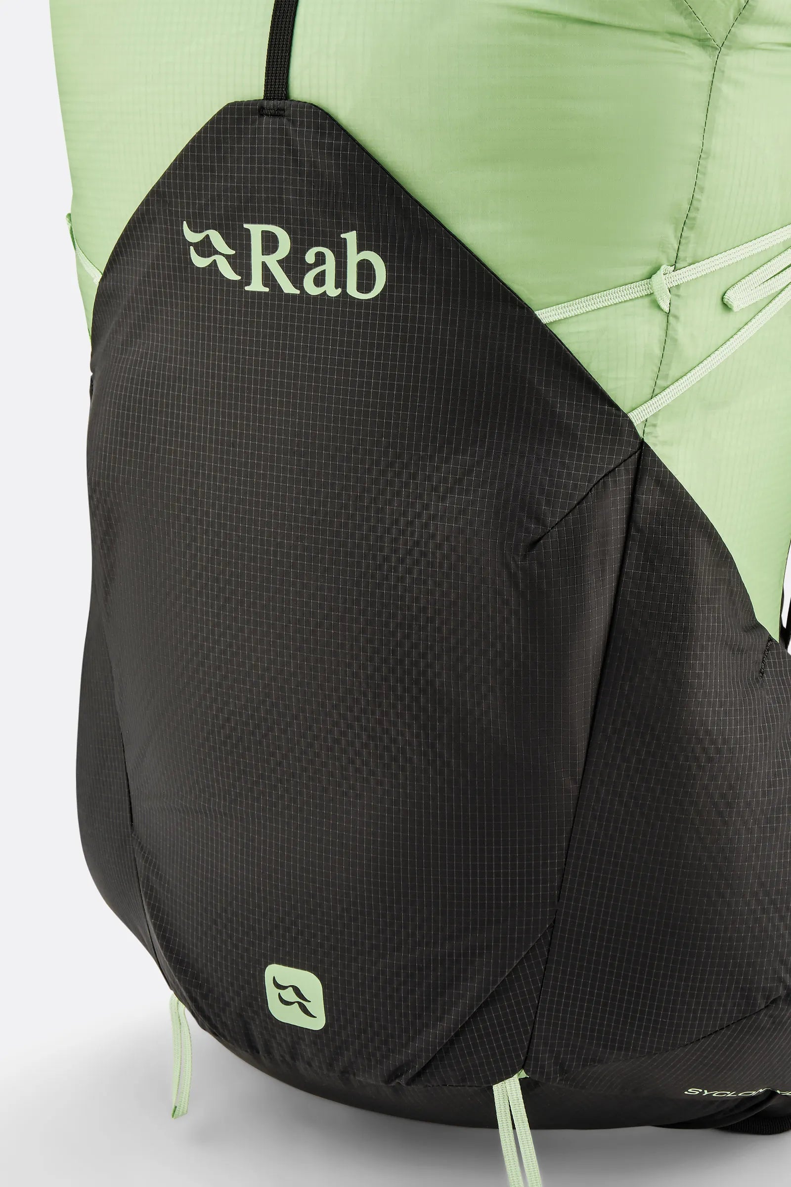 Rab Women's Syclon XP ND 28L Waterproof Pack in Black/Dark Fig Green - Back Standalone
