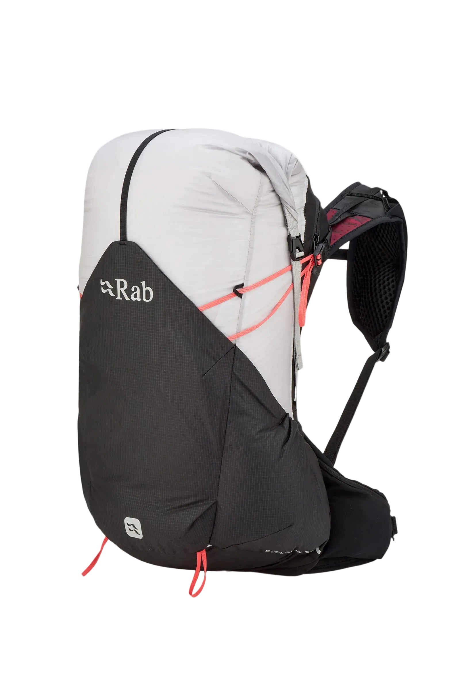 Rab Women's Syclon XP ND 28L Waterproof Pack in Black/Dark Pewter - Front Standalone