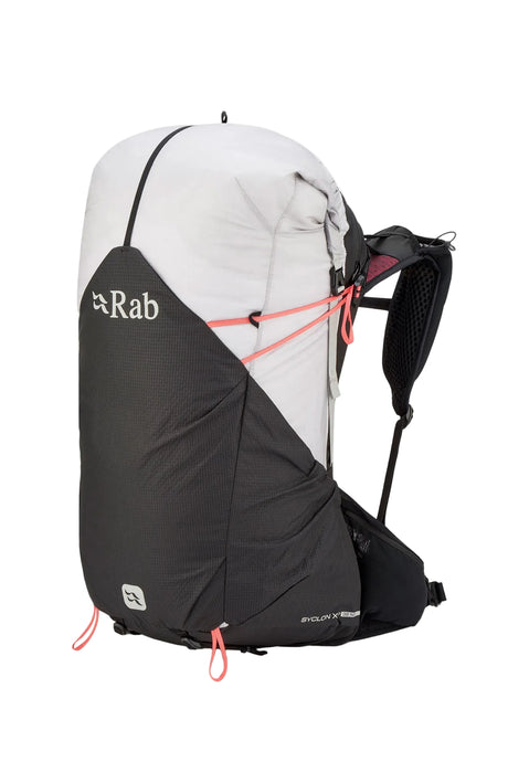 Rab Women's Syclon XP ND 38L Waterproof Pack in Black/Dark Pewter - Front Standalone