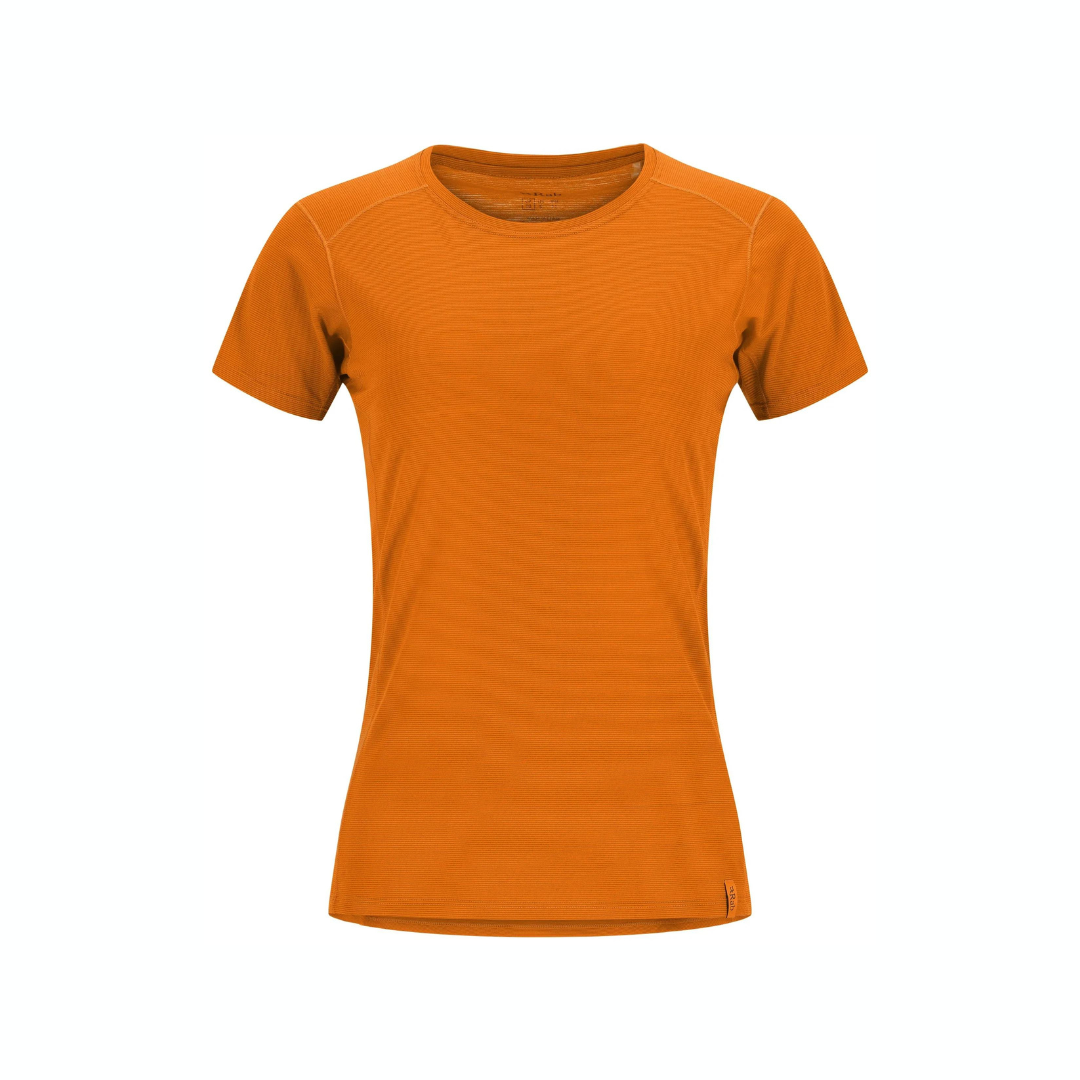 Rab Women's Syncrino Base Tee in Marmalade - Front