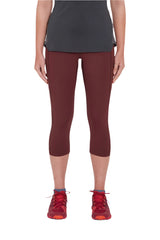 Rab Women's Talus 3/4 Tights in Deep Heather - on model, front