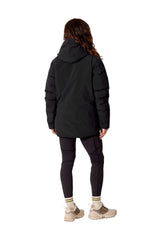 Rab Women's Valiance Waterproof Down Jacket in Black - worn