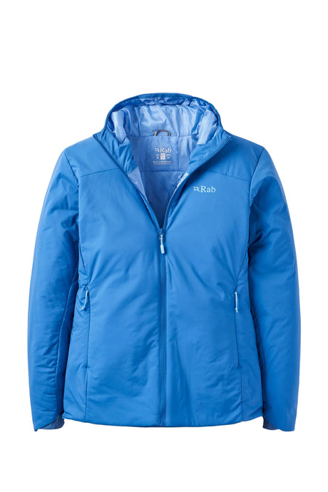 Rab Women's Xenair Alpine Light Insulated Jacket in Dark Bluebird - front