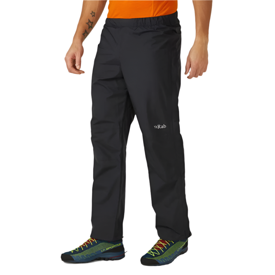 RABRab Men's Downpour Eco Waterproof Full Zip PantsOutdoor Action