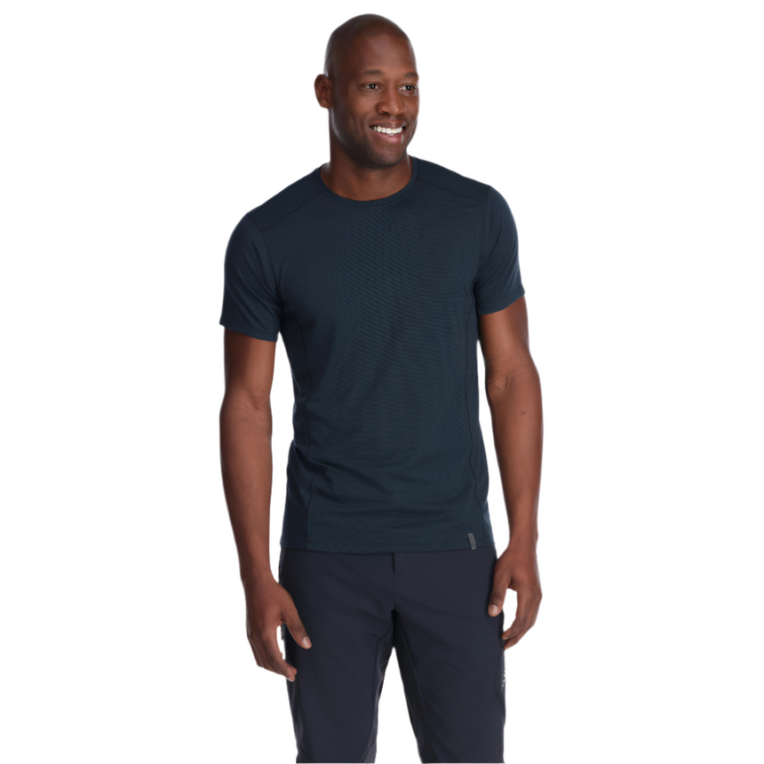 Rab Men's Syncrino Base Tee Outdoor Action