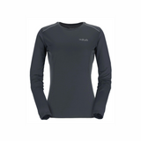 Rab Women's Force LS Tee Outdoor Action