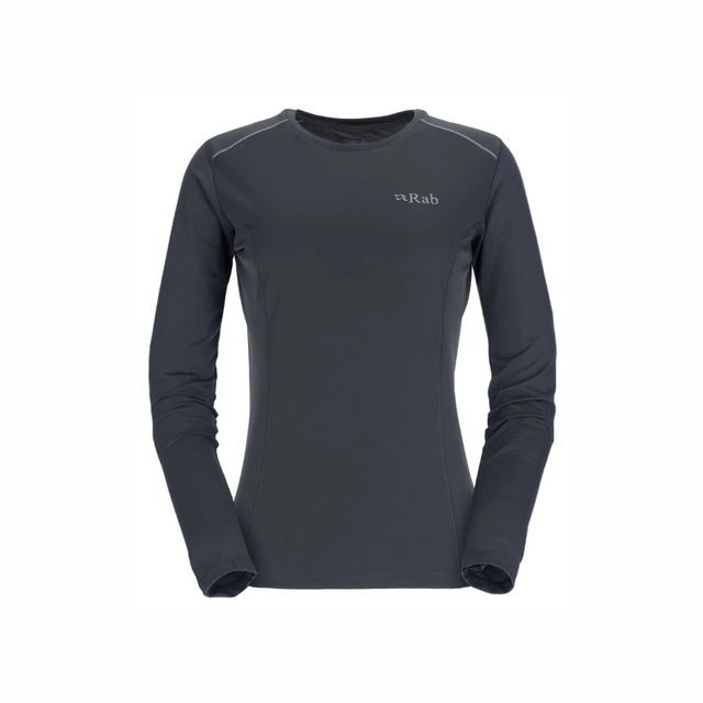 Rab Women's Force LS Tee Outdoor Action