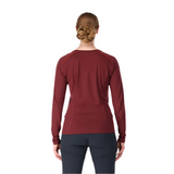 Rab Women's Force LS Tee Outdoor Action