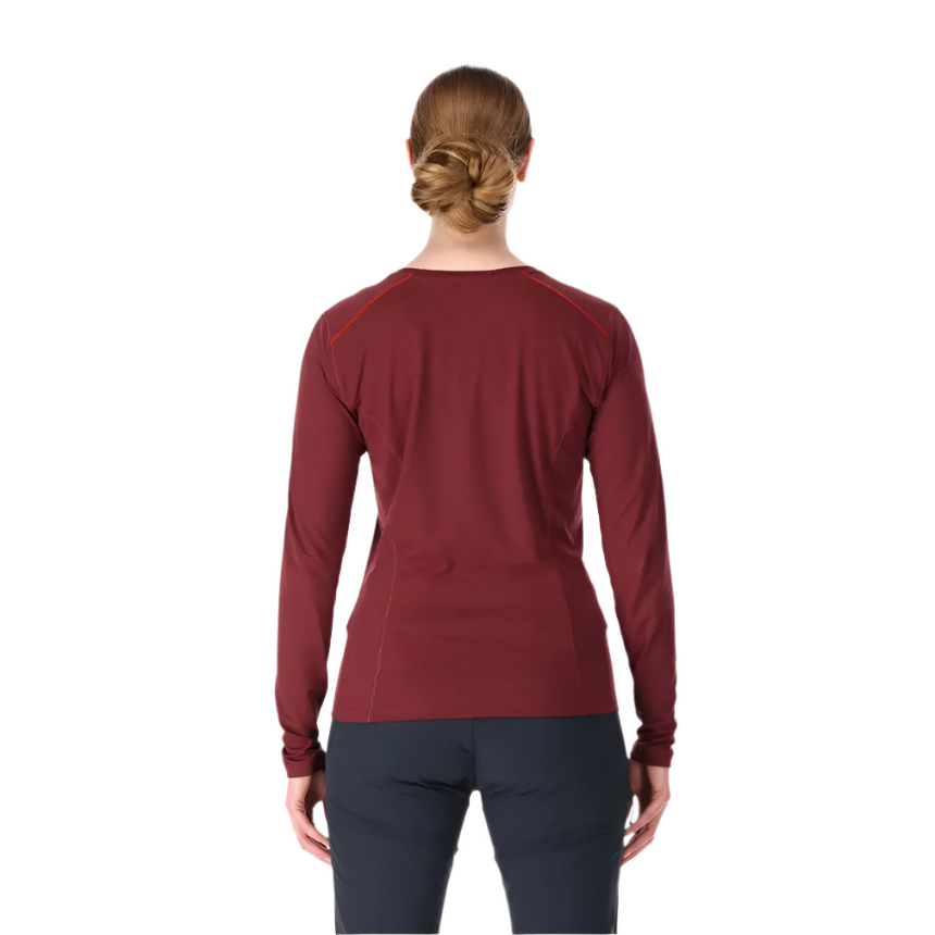 Rab Women's Force LS Tee Outdoor Action