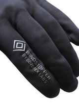 Ronhill GORE-TEX® Windstopper Glove in All Black - GORE-TEX Windstopper branding detail