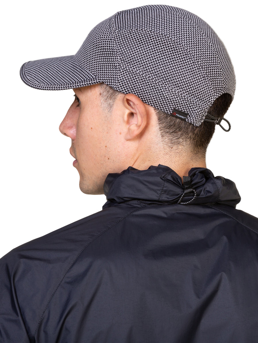 Ronhill Golden Hour Cap in Black Matrix - worn, back