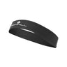 Ronhill Lightweight Headband in All Black - front