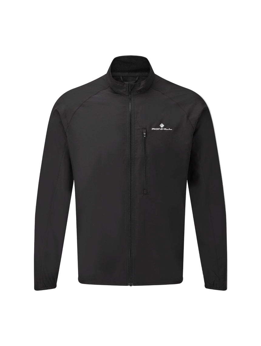 Ronhill Men's Core Jacket in All Black - front