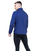 Ronhill Men's Core Jacket in Dark Cobalt/Bright White - worn, back