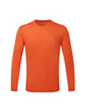 Ronhill Men's Core L/S Tee in Ronhill Red - front