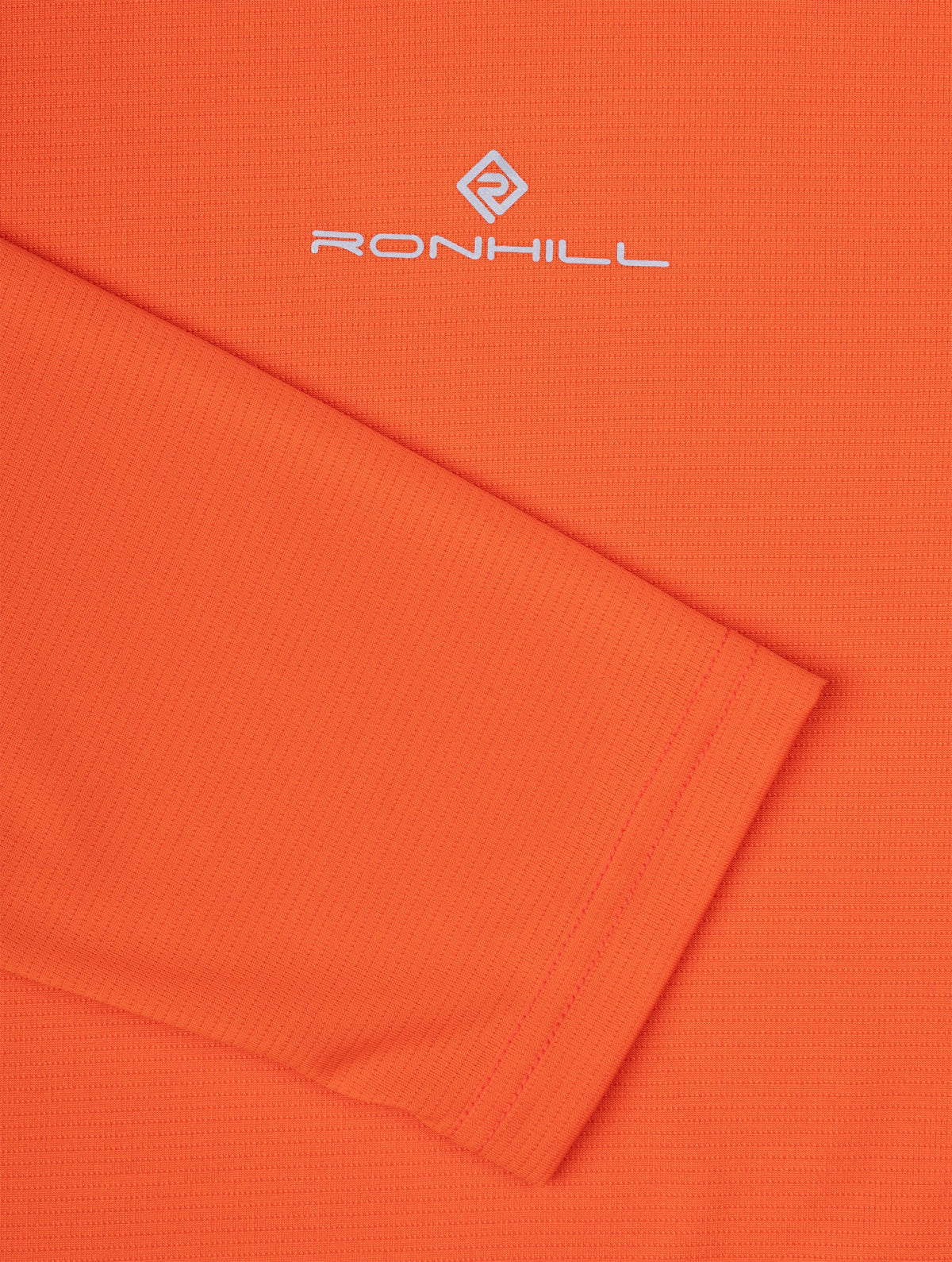 Ronhill Men's Core L/S Tee in Ronhill Red - label detail