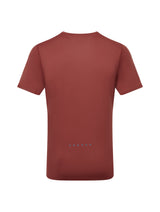Ronhill Men's Core S/S Tee in Chestnut/Acid - back