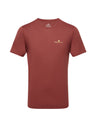 Ronhill Men's Core S/S Tee in Chestnut/Acid - front